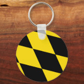 Sleutelhanger met vlag van München, Duitsland (Achterkant)