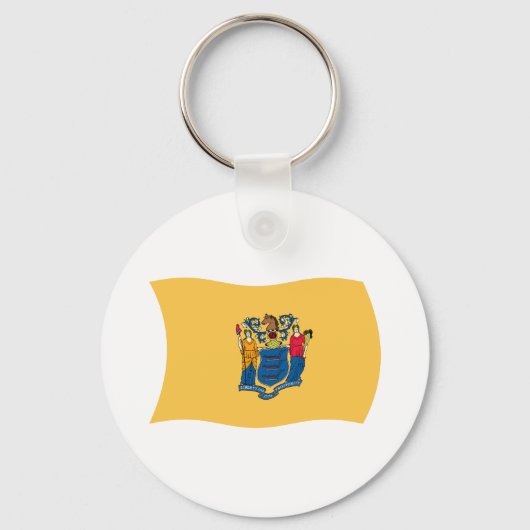 Sleutelhanger met vlag van New Jersey (Voorkant)