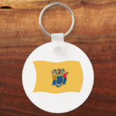 Sleutelhanger met vlag van New Jersey (Voorkant)