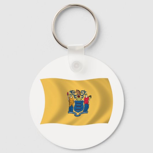 Sleutelhanger met vlag van New Jersey (Voorkant)