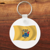 Sleutelhanger met vlag van New Jersey (Voorkant)