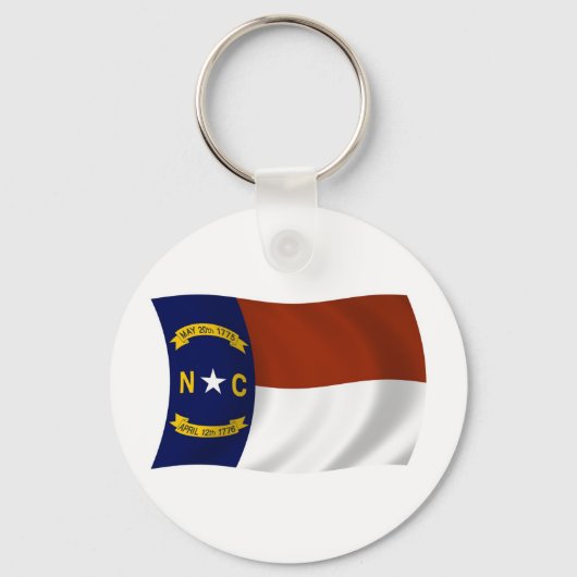 Sleutelhanger met vlag van North Carolina (Voorkant)