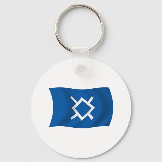 Sleutelhanger met vlag van Northern Cheyenne (Voorkant)