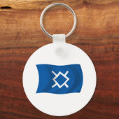 Sleutelhanger met vlag van Northern Cheyenne (Voorkant)