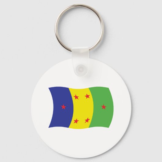 Sleutelhanger met vlag van Ogoni-mensen (Voorkant)