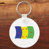 Sleutelhanger met vlag van Ogoni-mensen (Voorkant)
