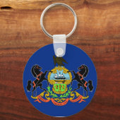 Sleutelhanger met vlag van Pennsylvania (Voorkant)