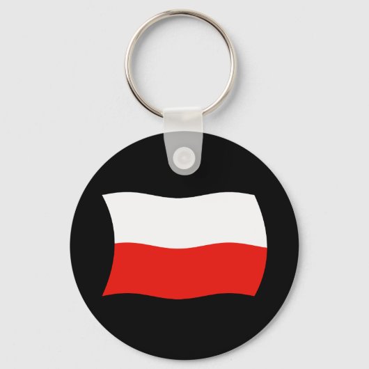 Sleutelhanger met vlag van Polen (Voorkant)