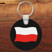 Sleutelhanger met vlag van Polen (Voorkant)