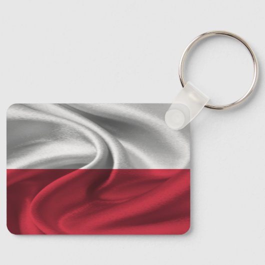 Sleutelhanger met vlag van Polen (Voorkant)