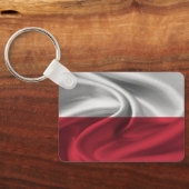 Sleutelhanger met vlag van Polen (Achterkant)