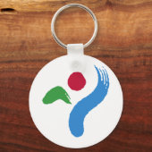 Sleutelhanger met vlag van Seoul, Zuid-Korea (Voorkant)