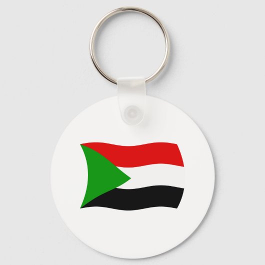 Sleutelhanger met vlag van Soedan (Voorkant)