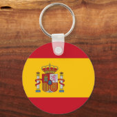Sleutelhanger met vlag van Spanje (Voorkant)