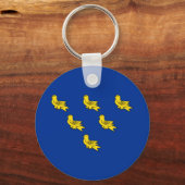 Sleutelhanger met vlag van Sussex (Voorkant)