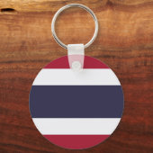 Sleutelhanger met vlag van Thailand (Voorkant)