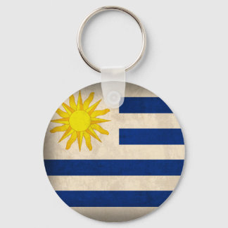 Sleutelhanger met vlag van Uruguay