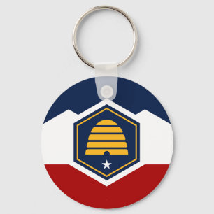 Sleutelhanger met vlag van Utah, VS