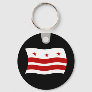 Sleutelhanger met vlag van Washington D.C.