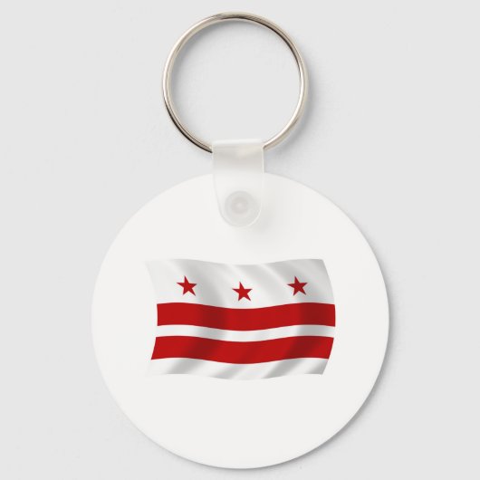 Sleutelhanger met vlag van Washington D.C. (Voorkant)