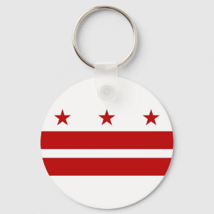 Sleutelhanger met vlag van Washington DC