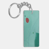 Sleutelhanger met vliegend kersenontwerp (Voorkant Links)