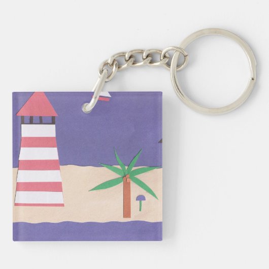 Sleutelhanger met vuursteentje (Achterkant)