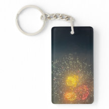 Sleutelhanger met vuurwerkfoto