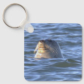 Sleutelhanger met zeehond foto (Voorkant)