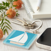 Sleutelhanger met zeilboot (Voorkant Rechts)