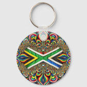 Sleutelhanger met Zuid-Afrikaanse kleuren Design (Achterkant)