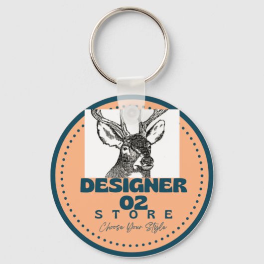 Sleutelhanger Metalen Cirkel (Voorkant)