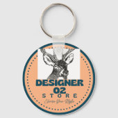 Sleutelhanger Metalen Cirkel (Achterkant)