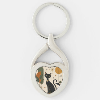 Sleutelhanger Midden-Jaren Kat