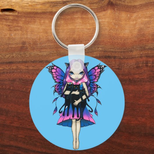 sleutelhanger "Mijn drie Katten" (Voorkant)