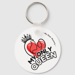 Sleutelhanger: Mijn enige koningin Sleutelhanger