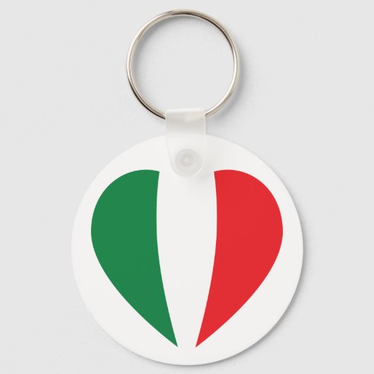 Sleutelhanger: Mijn hart ligt in Italië Sleutelhanger (Voorkant)