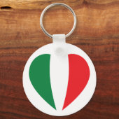 Sleutelhanger: Mijn hart ligt in Italië Sleutelhanger (Voorkant)