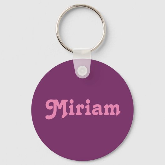 Sleutelhanger Miriam (Voorkant)