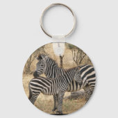 Sleutelhanger moeder en Baby Zebra (Voorkant)