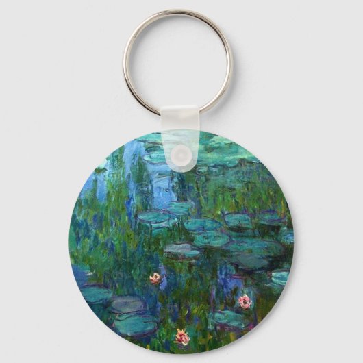 Sleutelhanger Monet Nympheas Water Lilies (Voorkant)
