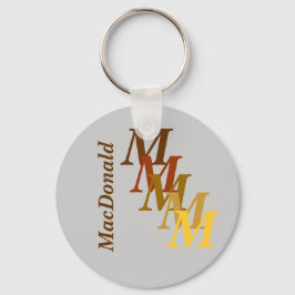 Sleutelhanger - Monogram met achternaam