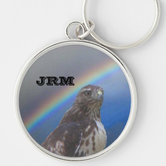 Sleutelhanger - Monogram met Falcon Head en Rainbo (Voorkant)