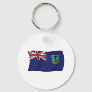 Sleutelhanger Montserrat Vlag