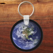 Sleutelhanger Mooie Planeet Aarde (Voorkant)