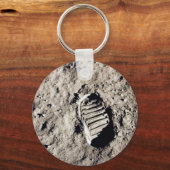 sleutelhanger "Moon Footprint" (Voorkant)