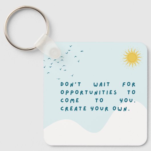 Sleutelhanger motivatie prijsopgave (Voorkant)