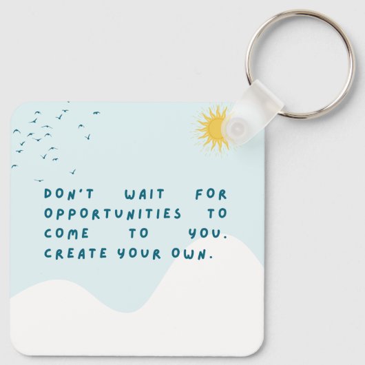 Sleutelhanger motivatie prijsopgave (Achterkant)