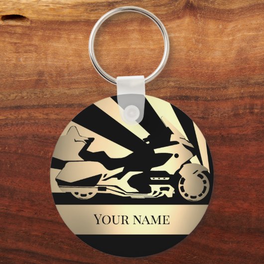 Sleutelhanger Motorfiets Fietsster Sepia (Voorkant)