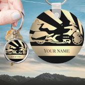 Sleutelhanger Motorfiets Fietsster Sepia